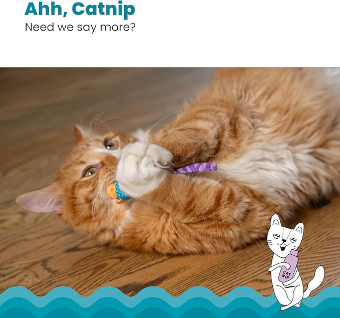 Catstages Catnip Chew Mice 2 Pack– Interactive Dental Cat Chew Toy that Helps Clean Teeth, Mouse, Multicolored - Image 4