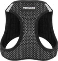 Voyager Step-in Air Dog Vest Harness - Gray 2-Tone, Large | 18- 20.5" in Chest, Reflective Bands, All Weather Breathable Air Mesh, Cats Compatible, Lightweight, Fast Drying by BestPetSuppliesLLC