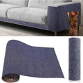 Cat Scratch Furniture Protector Couch Protector from cat Claws Self-Adhesive Carpet remnants Scratching Mat Trimmable DIY Climbing Covering Posts (Grey, 15.8" x 78.7") by Unknown