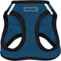 Voyager Step-in Air Dog Vest Harness - Blue/Black Trim, Medium | 16 - 18" in Chest, Reflective Bands, All Weather Breathable Air Mesh, Cats Compatible, Lightweight, Fast Drying by BestPetSuppliesLLC