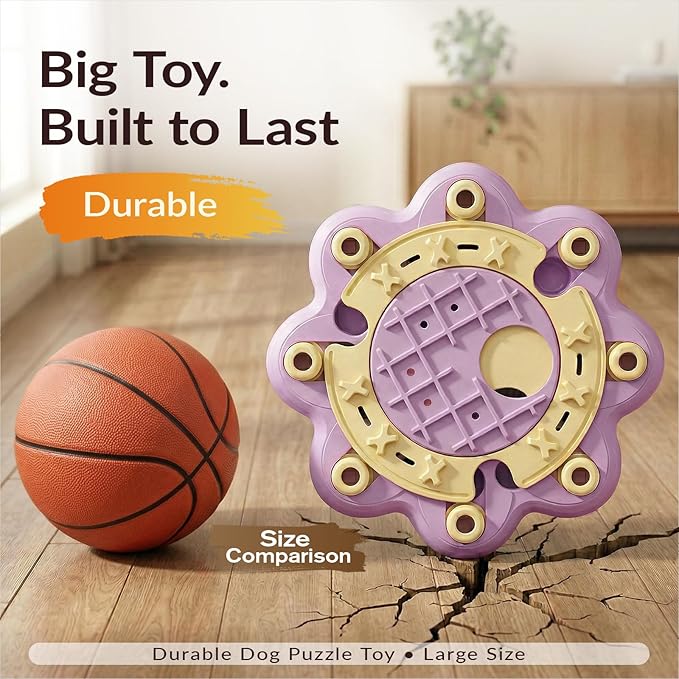 KADTC L Size 3 Levels, Dog Puzzle Toy, Slow Feeder & Enrichment for Dogs | Beginner-to-advanced step-by-step challenge offers brain exercise, burns energy, fights boredom, builds focus, curbs gulping. - Image 4