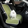FUNNY FUZZY Dog Car Seat Cover for Front Seat, Dog Seat Cove Waterproof, Scratchproof Non-Slip Car Seat Protector, Universal Fit Most Cars, SUVs, Trucks, Green by FUNNYFUZZY
