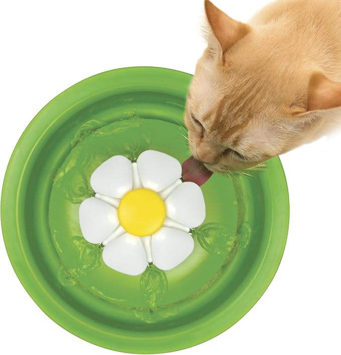 Catit Flower Fountain with Triple Action Filter,Cat Drinking Water Fountain,3 L,Green,(Pack of 6) - Image 14