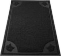 Mr. Pen- Large Cat Litter Mat, 23”x 35”, Black Cat Litter Box Mat | Cat Litter Mat Litter Trapping Mat, Cat Mats for Litter Large, Litter Mat for Litter Box, Large Litter Mat by MrPen