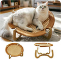 Summer Rattan Breathable Cat Bed，Pet Cooling Mat，Detachable pet Hammock, cat Hammock by Unknown