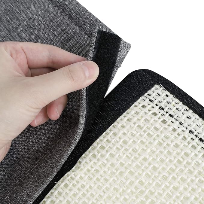 HAOZAIKEJI Cat Scratcher Mat Sofa Protector Natural Sisal Cat Scratching Mat Cat Scratch Couch Cover Heavy Duty Couch Guard Easy Installation Scratch Pad for Grinding Claws Protecting Furniture - Image 8