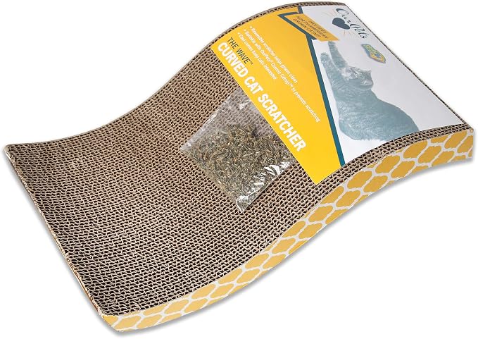 Our Pets OurPets The Wave Curved Catnip Cat Scratcher (Cat Toys for Indoor Cats, Catnip Toys, Cat Gifts & Cat Toys Interactive) [Includes Cosmic Catnip- North-American Grown Catnip] | Interactive Scratcher for Indoor Cats, Includes Cosmic Catnip, North... - Image 8