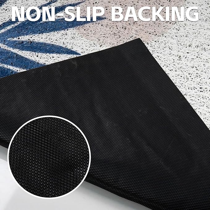 Cat Litter Mat Litter Trapping Mat, 33"x24" Waterproof Urine Proof Litter Box Mat Catcher Mat Non-Slip Washable for Kitty Kitten, Blue - Image 5
