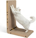 L Shaped Cat Scratcher for Indoor Cats, Cat Scratching, Cat Scratch Pad, 26.8 Inches Tall Scratching Post with Sturdy Base, Durable Cat Scratch Pad for Kittens & Adults, Furniture Protector by Unknown