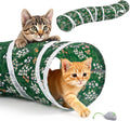 Glittme S-Shape Cat Tunnel, Foldable Cat Tunnels for Indoor Cats | Interactive Bunny Tunnel And Cat Tubes With Crinkle Sounds. Ideal For Kittens, Ferrets And Small Pets To Hide, Play Or Rest by Glittme