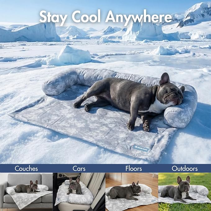 Spark Paws Cooling Couch Cover Dog Bed, Furniture Protector Mat | Non-Toxic Washable Pet Cooling Pad for Large, Medium and Small Dogs - Image 7