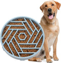 WHIPPY Slow Feeder Dog Bowl, Puzzle Maze Design to Slow Down Eating, 3-Cup Capacity, Anti-Gulping Food Bowl for Medium & Large Dogs,Blue by WHIPPY