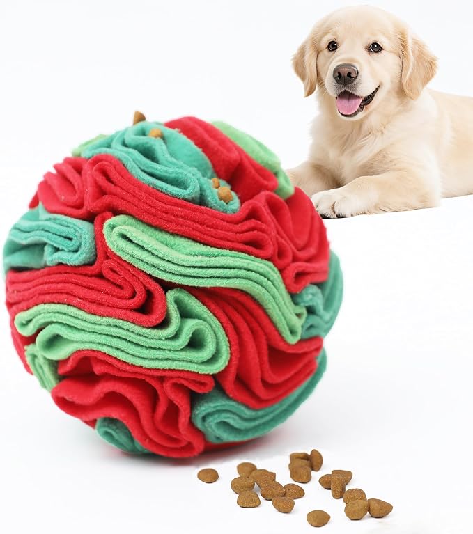 Ablechien Snuffle Ball for Dogs - Interactive Dogs Toys to Keep Them Busy, Dog Puzzle Toy, Dog Enrichment Toys for Small, Medium Pets Daily Companionship, Training Reward Gift by Havefunwithyourpets