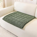 OstepDecor Couch Cover for Dogs, Washable Non Slip Sofa Cover for Pets | Soft Couch Covers for Sofa, Loveseat and Sectional, Furniture Protector Against Pet Hair & Dirt (27.6" x 27.6", Moss Green) by OstepDecor