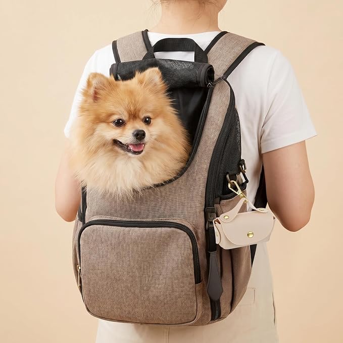 2PCS Leather Dog Poop Bag Dispenser Portable and Reusable | Doggie Poop Bags Holder Waterproof Anti-Slip Clip Pet Waste Bag Holders for Walking Any Leash, Opening for Easy Dispensing - Image 6