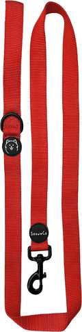 ShawnCo Dream Walk Dog Leash (Mustang Red,Small) | Soft Neoprene Handle, Premium, Durable, Nylon Pet Leash for Small, Medium and Large Dogs, For Everyday Walks and Training by SHAWNCO