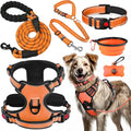 LOBEVE No Pull Dog Harness, Collar & Leash Set with Travel Accessories | Includes Dog Seat Belt, Collapsible Bowls & Poop Bag Dispenser. Ideal for Training, Walking, Hiking. Fits Small to Large Dogs by Lovebegetslove