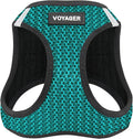 Voyager Step-in Air Dog Vest Harness - Turquoise 2-Tone, Medium | 16 - 18" in Chest, Reflective Bands, All Weather Breathable Air Mesh, Cats Compatible, Lightweight, Fast Drying by BestPetSuppliesLLC
