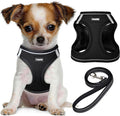 No Pull Dog Puppy Harness and Leash Set Reflective Mesh Vest Medium by YIMEIS