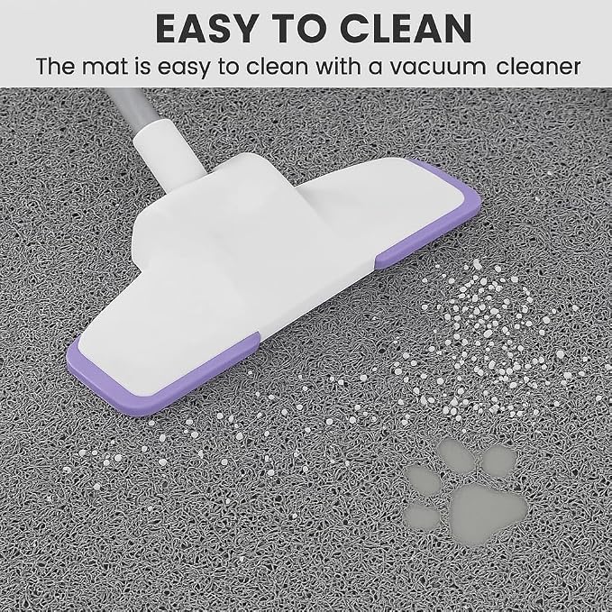 Bulk buys Cat Litter Mat. Traps Litter. Soft Non-Slip Surface. Easy to Clean. 11.5 x 15.75 in Gray Mat for Litter Box Area - Image 5