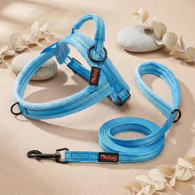 Didog 6FT Reflective Dog Leash for Small Medium Dogs, Slim 5/8" Width, Blue | Soft Padded Handle, Plush Comfort Grip, Tangle-Free, 360° Swivel Clasp for Daily Walking and Training, Night Safety - Image 7
