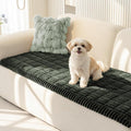 MEETSKY Pet Couch Cover, Non Slip Green Sofa Covers for 2 Cushion Couch | Couch Cover for Dogs, Washable Love Seat Couch Covers, Sofa Slipcovers Against Pet Hair & Scratch, Moss Green, 27.6" x 59" by MEETSKY