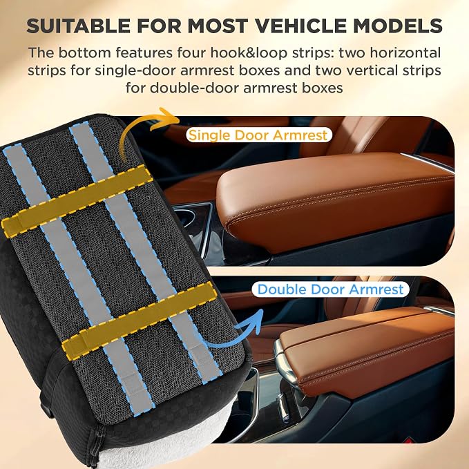 BONTHEE Center Console Dog Car Seat for Small Dogs- Anti-Collapse Design with Soft Plush & Sturdy Support Board, Adjustable Safety Leash for Small Dogs & Cats up to 15 lbs - Image 6