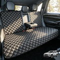 Car Rear Seat Protector, PU Leather Dog Bench Seat Cover for Back Seat | Under Child Car Seat, Fit Middle Armrest for SUVs,Sedans, Seatbelt Access, Easy Cleanup, Anti-Scratch, Waterproof, Anti-Slip by Btefd