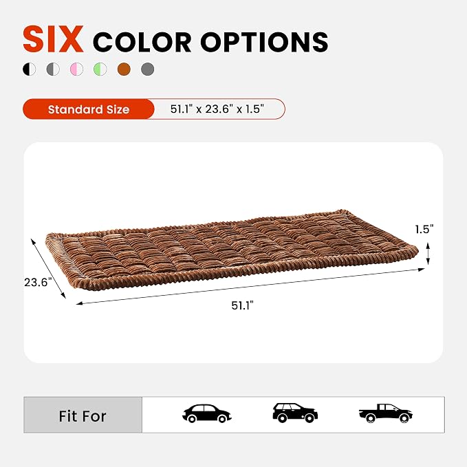 HiPetpy Backseat Dog Bed Mat for Car, Non-Slip Dog Bed for Car Back Seat, Soft & Cozy Dogs Blanket, Washable Travel Pet Mat Seat Protector for Cars, SUVs, Trucks - Image 5
