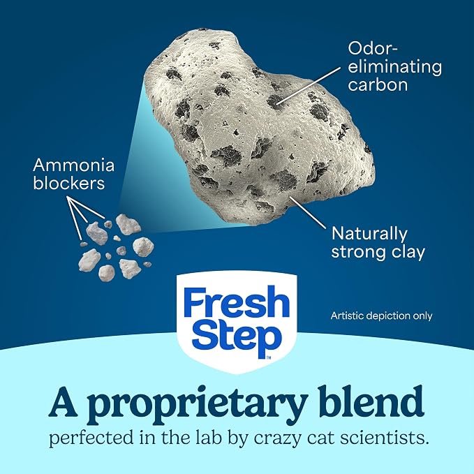 Fresh Step Heavy Duty Odor Block Advanced Multi Cat Clumping Litter with Febreze, 52.5 lb (Package May Vary),(17.5lb Pack x 3) - Image 9