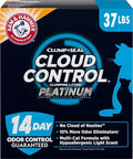 ARM & HAMMER Cloud Control Platinum Cat Litter, Multi-Cat, 37 lbs | Clumping Litter, Hypoallergenic, Dust-Free, 14-Day Odor Control by ARMHAMMER