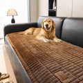 Couch Covers for Dogs, Velvet Dog Couch Cover, Pet Couchs Covers for Loveseat, Couchs Protector for Dogs, Sofa Cover for Pets Washable(1PC, Dark Brown, 27.6"×59.1", 2 Seater) by PJLZJFBY