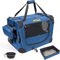 Soft Pet Carrier & Dog Carrier with Travel Litter Box & Collapsible Bowl 24x17x17 – Large Cat Carrier & Small Dog Crate for Car, Vet Visits, Home & Traveling by Unknown