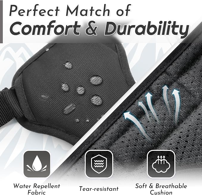 Eagloo Dog Harness for Large Dogs, No Pull Pet Vest with 2 Leash Clips | No Choke with Handle, Adjustable Comfort Fit, Reflective Strips, Easy Walking Control, Black, X-Large - Image 6