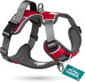 Embark No Pull Dog Harness, Reflective Adjustable Training Vest, No Choke | Adjustable straps fit all dog breeds with sturdy hooks; 360° reflective trim, soft padded Harness Design for All Dogs by EmbarkHarnessCo