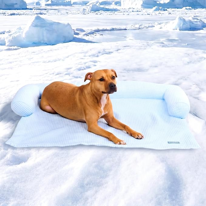 Spark Paws Cooling Couch Cover Dog Bed, Furniture Protector Mat | Non-Toxic Washable Pet Cooling Pad for Large, Medium and Small Dogs by SparkPaws