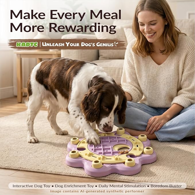 KADTC L Size 3 Levels, Dog Puzzle Toy, Slow Feeder & Enrichment for Dogs | Beginner-to-advanced step-by-step challenge offers brain exercise, burns energy, fights boredom, builds focus, curbs gulping. - Image 9