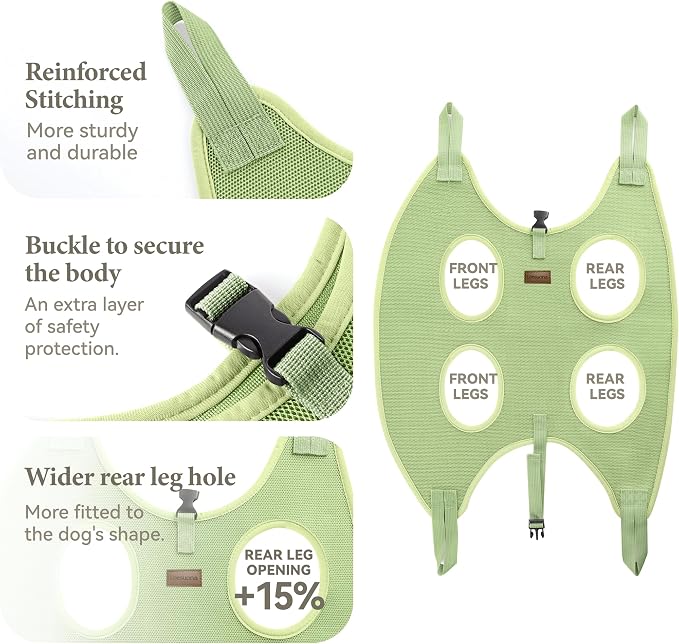 Dog Grooming Hammock – for Dogs Cat Grooming Hammock,Dog Sling for Nail Trimming with Dog Nail Clippers for Small Dogs,Dog Hammock for Nail Trim,Dog Hanging Harness for Nail Trimming - Image 6