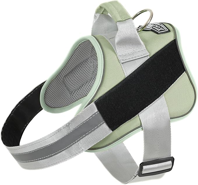 Dog Harness, No-Pull Reflective Dog Vest, Breathable Adjustable Pet Harness with Handle for Outdoor Walking - No More Pulling, Tugging or Choking by Bolux