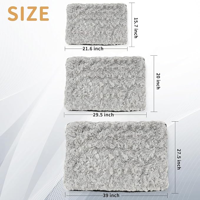 NAMOTEK Self-Warming Cat Bed Indoor/Outdoor Super Soft Self Heating Pet Mat Washable Thermal Pad for Cat & Dog 39x27 inch - Image 6
