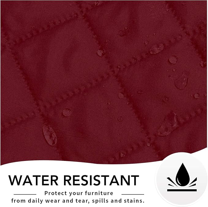 Easy-Going Reversible Couch Cover, Oversized Recliner, Christmas Red/Ivory | Machine Washable Slipcover For Dogs, Water Resistant Furniture Mat For Living Room, Non-Slip Sofa Cover, Pet Friendly - Image 4