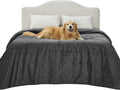 Bedsure Waterproof Bed Cover for Bed and Dogs Quick Drying, 82x82IN | Waterproof Blanket Washable for Large Dogs Queen Bed Cozy, Lightweight Furniture Protector for Pet Cat, Ash Grey by Unknown