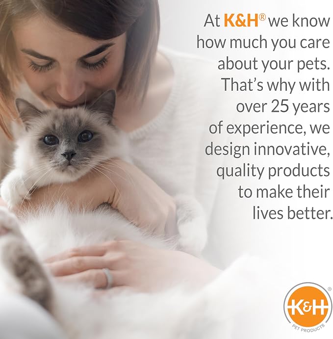 K&H Heated Cat House, Outdoor Extra-Wide Kitty House, Safety Listed, 20W | Heated Cat House for Outside, Weatherproof Shelter for Ferals, Insulated Shelter, 2 Doors, Waterproof Kitty Bed, Olive - Image 10