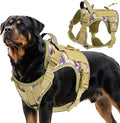 VavoPaw Heavy Duty Tactical Dog Harness for Large Dogs, No Pull Adjustable | Pet Harness Reflective Service Training Easy Control Pet Vest Military K9 Working Dog Harnesses（Desert Camouflage, XL） by VavoPaw