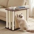 Veehoo Cat Scratcher Side Table for Couch, Sofa Protector End Table | Couch corner protector, sisal scratching posts, sisal scratch pad, heavy-duty base, easy to assemble by Veehoo