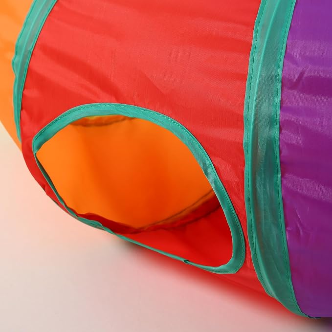 Pet Cat Tunnel, S-Shape Tunnels for Indoor Cats, Collapsible Pet Tunnel for Kitten, Puppy, Rabbit, 25cm-Wide Tunnels, Durable & Breathable, with Peek Hole Toy Ball - Image 5