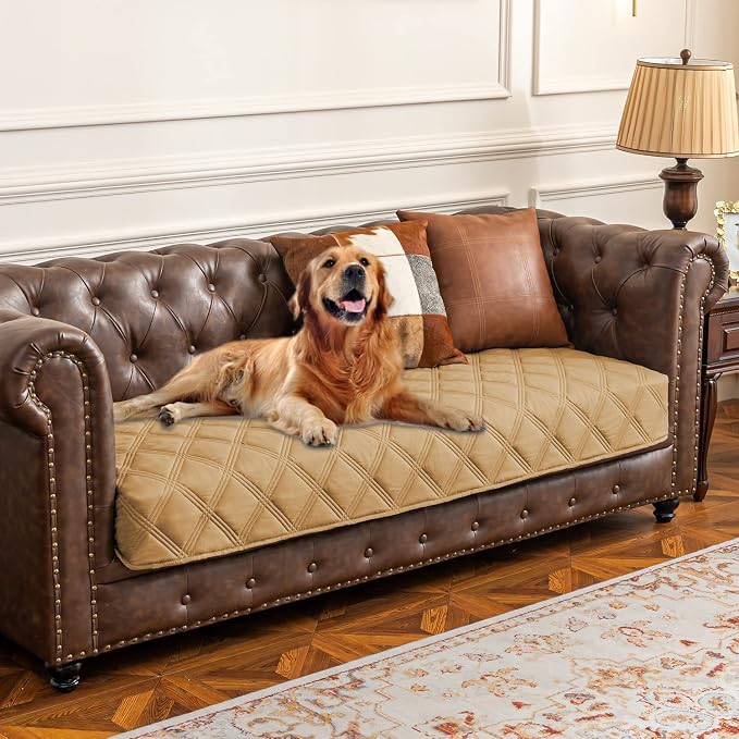 Ameritex Waterproof Dog Bed Cover Pet Blanket with Anti-Slip Back for Furniture Bed Couch Sofa by Ameritex