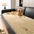 Couch Covers for Dogs, Velvet Dog Couch Cover, Pet Couchs Covers for Loveseat, Couchs Protector for Dogs, Sofa Cover for Pets Washable(1PC, Light Brown, 27.6"×70.9", 2-3 Seater) by PJLZJFBY
