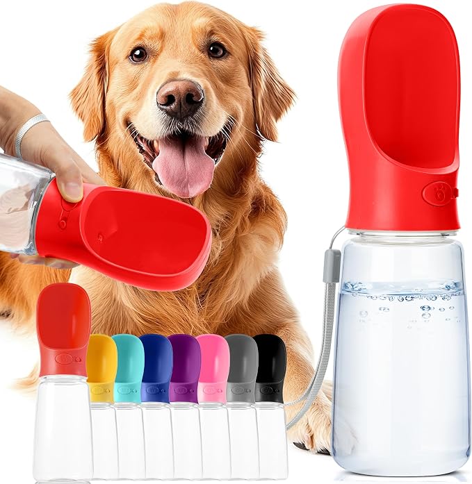 Mr. Pen- Portable Dog Water Bottle, 19 oz, Large | Leak Proof Puppy Water Dispenser with Drinking Feeder for Pets, Outdoor Walking, Hiking, Travel, Not Dishwasher Safe by MrPen