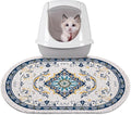 Bienbee Cat Litter Mat, 24" x 15" Dense Trapping Mesh for Litter Boxes | Litter Box Mat with PVC Mesh, Waterproof &Urineproof, Non-Slip Grip, Soft On Kitty Paws and Easy to Clean to Protect Floor by Bienbee